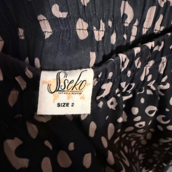 Sseko Black and Tan leopard Skirt - Picture 3 of 3